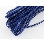 ~5mm Műbőr fonat - sötétkék (50cm)