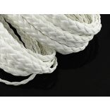~5mm Műbőr fonat - fehér (50cm)