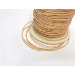 Viaszolt pamutszál (1mm) - Barack színű - 1m