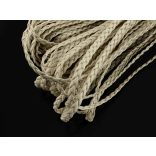 ~5mm Műbőr fonat - bézs (50cm)