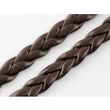 ~5mm Műbőr fonat - csokibarna (50cm)