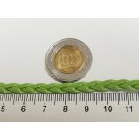 ~ 5mm Műbőr fonat - zöld (50cm)