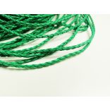 ~ 3 mm Műbőr fonat - zöld (50cm)